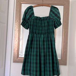 Draper James Plaid Tartan Mini Dress